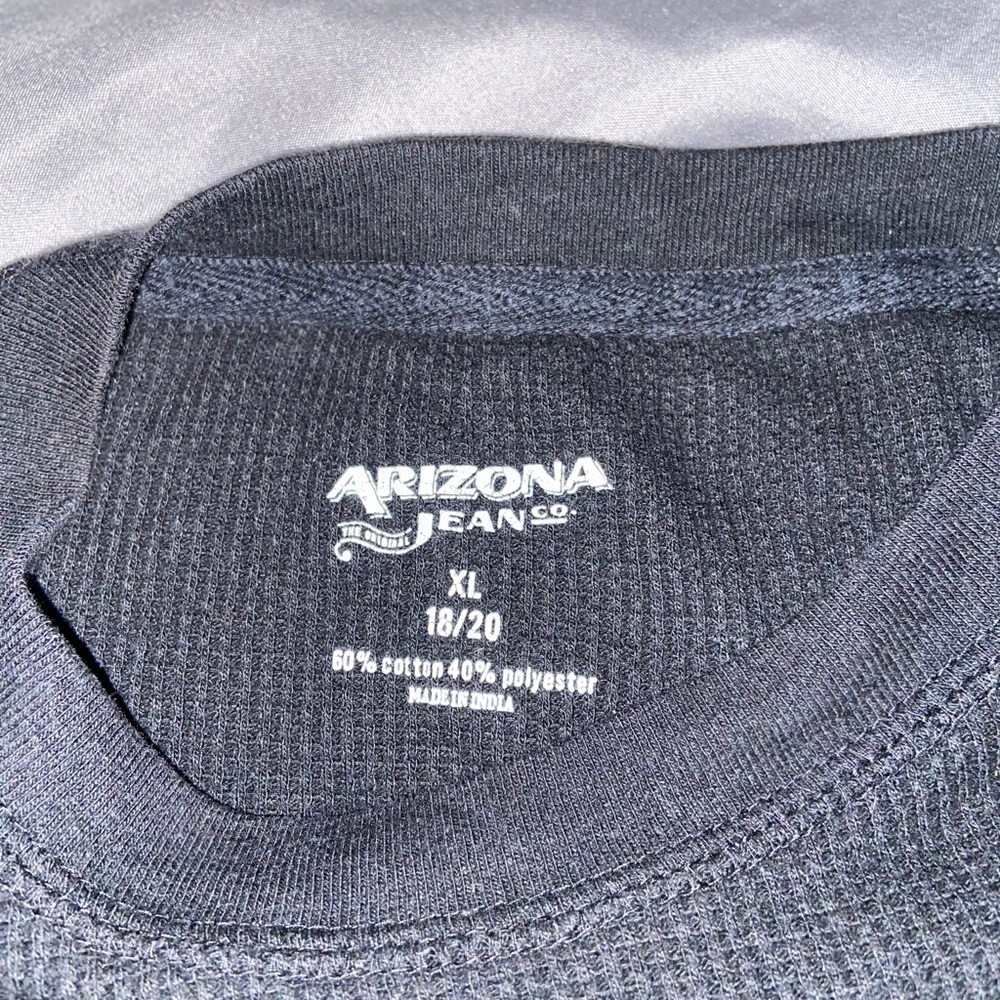 Black long sleeve shirt by Arizona